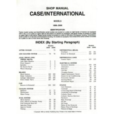 Case International 1896 - 2096 Workshop Manual